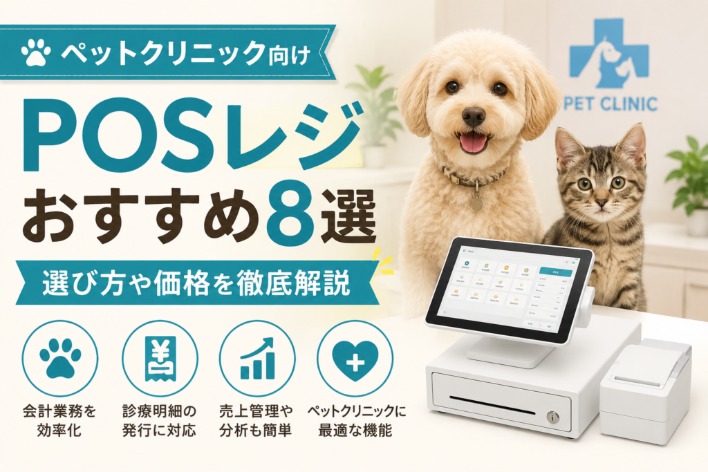 ペットショップ向けのPOSレジ